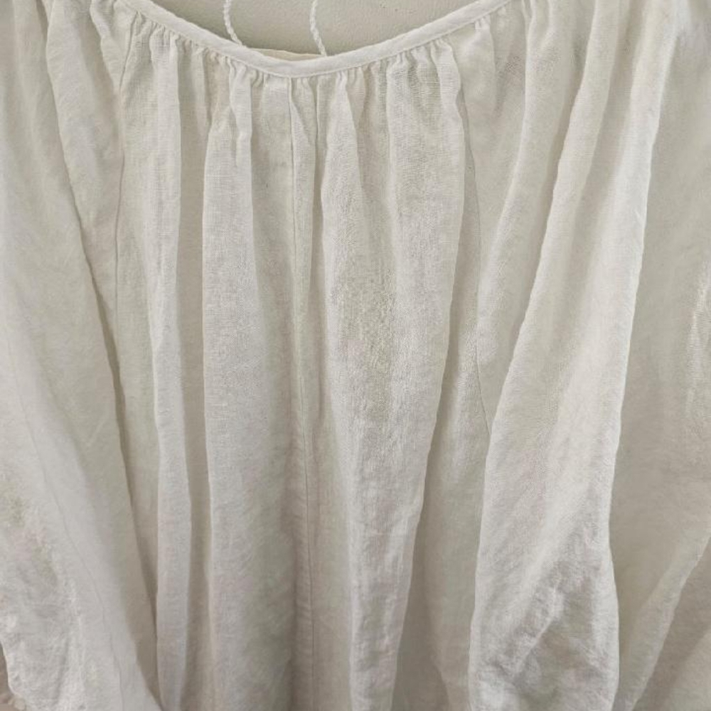 Mara Hoffman organic linen white dress cover up - Picture 9 of 15